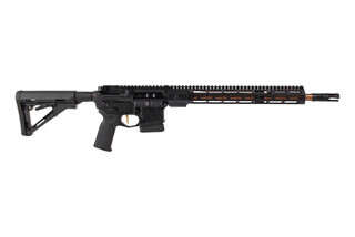 Zev Technologies CORE Elite 5.56 NATO AR-15 Rifle has a flat-faced gold trigger
